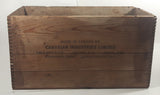 Antique Canadian Industries Limited C-I-L 50 Lb. Polar Stumping Powder High Explosives Wood Crate Box Blasting Collectible