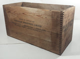 Antique Canadian Industries Limited C-I-L 50 Lb. Polar Stumping Powder High Explosives Wood Crate Box Blasting Collectible