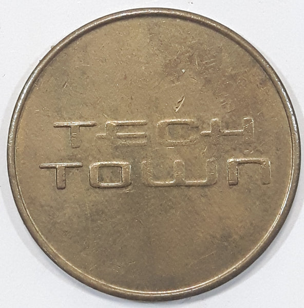 Vintage Famous Players Tech Town Gaming Game Token Metal Coin
