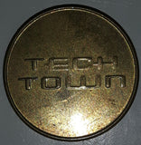 Vintage Famous Players Tech Town Gaming Game Token Metal Coin