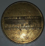 Vintage Famous Players Tech Town Gaming Game Token Metal Coin
