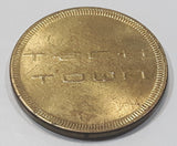 Vintage Famous Players Tech Town Gaming Game Token Metal Coin