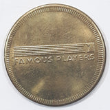 Vintage Famous Players Tech Town Gaming Game Token Metal Coin
