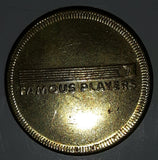 Vintage Famous Players Tech Town Gaming Game Token Metal Coin