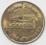 Vintage Famous Players Cineplex Odeon Galaxy No Cash Value Gaming Game Token Metal Coin