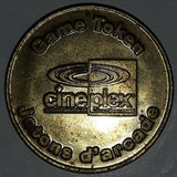 Vintage Famous Players Cineplex Odeon Galaxy No Cash Value Gaming Game Token Metal Coin