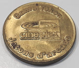 Vintage Famous Players Cineplex Odeon Galaxy No Cash Value Gaming Game Token Metal Coin