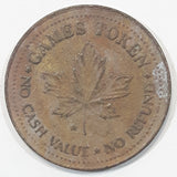 Clown Themed No Cash Value Metal Game Token Coin