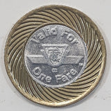 TTC Toronto Transit Commission Valid For One Fare Metal Coin Token