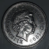 1999 UK Great Britain Five Pence 5 Queen Elizabeth II D.G. Reg F.D Metal Coin