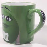 2016 Frankford Candy Mars M & M's Green 4" Tall Ceramic Coffee Mug Cup