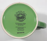 2016 Frankford Candy Mars M & M's Green 4" Tall Ceramic Coffee Mug Cup