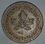 Clown Themed No Cash Value Metal Game Token Coin