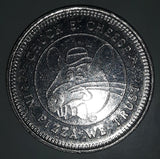 Chuck E. Cheese In Pizza We Trust Gaming Game Token Metal Coin