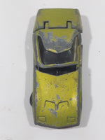 Vintage 1970 Lesney Products Matchbox Series Superfast No. 52 Dodge Charger MkIII Lime Green Die Cast Toy Car Vehicle