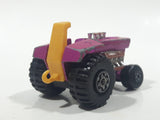 Vintage 1972 Lesney Products Matchbox No. 29 Mod Tractor Magenta Pink Die Cast Toy Car Farming Equipment Machinery Vehicle