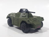 Vintage 1973 Lesney Matchbox Rolamatics No. 73 Weasel Tank Army Olive Green Die Cast Toy Car Vehicle