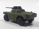 Vintage 1973 Lesney Matchbox Rolamatics No. 73 Weasel Tank Army Olive Green Die Cast Toy Car Vehicle