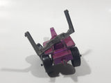 Vintage 1971 Lesney Matchbox Super Kings Scammel Contractor Purple Pink Semi Log Hauling Trailer Pink Purple Die Cast Toy Car Vehicle