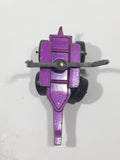 Vintage 1971 Lesney Matchbox Super Kings Scammel Contractor Purple Pink Semi Log Hauling Trailer Pink Purple Die Cast Toy Car Vehicle