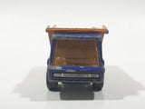 Vintage 1975 Lesney Matchbox Superfast No. 23 Atlas Dump Truck Blue and Orange  Die Cast Toy Car Vehicle
