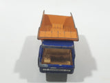 Vintage 1975 Lesney Matchbox Superfast No. 23 Atlas Dump Truck Blue and Orange  Die Cast Toy Car Vehicle