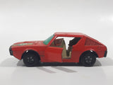 Vintage 1974 Lesney Matchbox Superfast No. 62 Renault 17 TL Orange Die Cast Toy Car Vehicle with Opening Doors