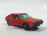 Vintage 1974 Lesney Matchbox Superfast No. 62 Renault 17 TL Orange Die Cast Toy Car Vehicle with Opening Doors