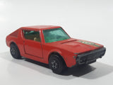 Vintage 1974 Lesney Matchbox Superfast No. 62 Renault 17 TL Orange Die Cast Toy Car Vehicle with Opening Doors