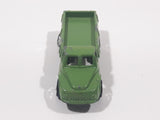 Vintage Miniature Green Truck Die Cast Toy Car Vehicle Made in Singapore