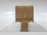 Vintage Yatming Semi Container Trailer White Plastic Toy Car Vehicle with Opening Rear Doors