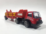 Vintage Tonka Semi Fire Ladder Truck Red Pressed Steel and Plastic Toy Car Vehicle 804037