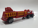 Vintage Tonka Semi Fire Ladder Truck Red Pressed Steel and Plastic Toy Car Vehicle 804037