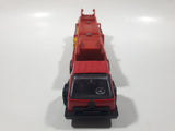 Vintage Tonka Semi Fire Ladder Truck Red Pressed Steel and Plastic Toy Car Vehicle 804037