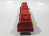 Vintage Tonka Semi Fire Ladder Truck Red Pressed Steel and Plastic Toy Car Vehicle 804037