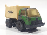 Vintage 1970s Tonka Garbage Truck Green and White Pressed Steel Toy Car Vehicle
