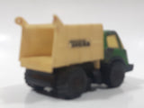 Vintage 1970s Tonka Garbage Truck Green and White Pressed Steel Toy Car Vehicle