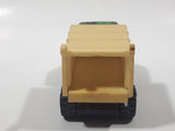 Vintage 1970s Tonka Garbage Truck Green and White Pressed Steel Toy Car Vehicle