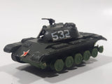 Vintage W.T. 311 T-55 Tank 532 Dark Olive Green Die Cast Toy Car Vehicle