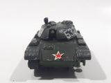 Vintage W.T. 311 T-55 Tank 532 Dark Olive Green Die Cast Toy Car Vehicle