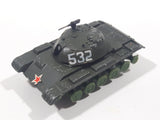 Vintage W.T. 311 T-55 Tank 532 Dark Olive Green Die Cast Toy Car Vehicle