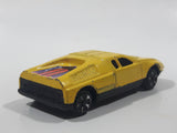 Vintage Lintoy Mercedes Benz C111 Yellow Die Cast Toy Car Vehicle - Made in Hong Kong