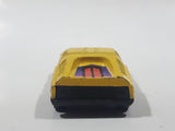 Vintage Lintoy Mercedes Benz C111 Yellow Die Cast Toy Car Vehicle - Made in Hong Kong