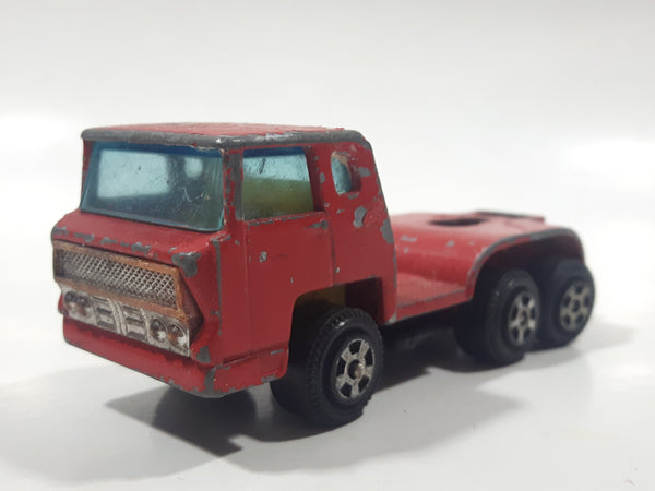 Vintage Bernard Semi Truck Red Die Cast Toy Car Vehicle