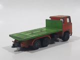 Vintage Playart Flatbed Girder Truck Orange and Green Toy Car Vehicle
