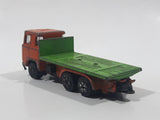 Vintage Playart Flatbed Girder Truck Orange and Green Toy Car Vehicle