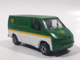 1994 Hot Wheels Auto City Corgi Transit Van Casting BP Green and White Die Cast Toy Car Vehicle
