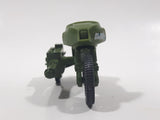 Vintage 1983 Hasbro GI Joe MC1027 RAM Rapid Fire Motor Cycle Dark Army Green Die Cast Toy Car Vehicle