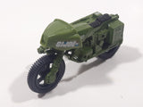 Vintage 1983 Hasbro GI Joe MC1027 RAM Rapid Fire Motor Cycle Dark Army Green Die Cast Toy Car Vehicle