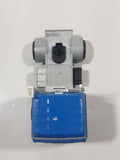 Vintage Majorette Globetrotter Eagle Trucks Semi Tractor Trailer Blue and White 1/60 Scale Die Cast Toy Car Vehicle